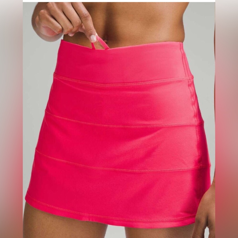 🌼Lululemon Pace Rival Mid-Rise Skirt 13” Lip Gloss Women's Size 6 Pink